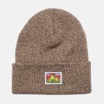 Cuffed Knit Beanie - Marled Brown